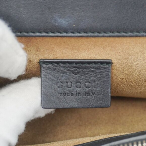 Gucci  Arabesque Small Dionysus GG Supreme Canvas Shoulder Bag Black - Picture 15 of 16